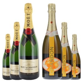 LOT CHANDON&nbsp;6x75cL : 3 Moët Imperial + 3 Garden Spritz