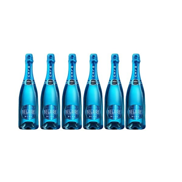 Lot 6 Luc Belaire Bleu Fantôme bouteilles lumineuses - 6x75cl