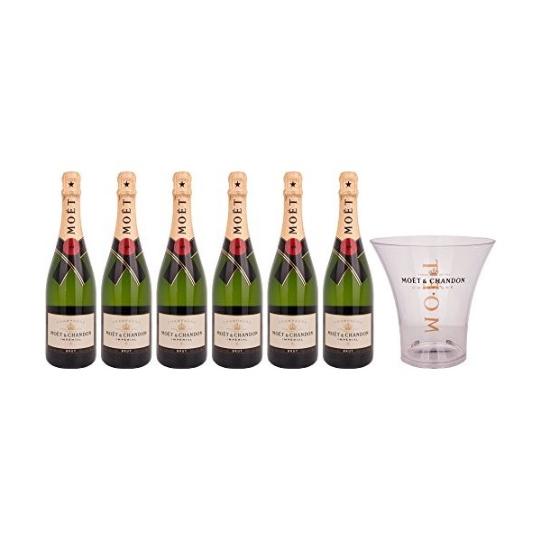 Moet & Chandon Imperial Brut Champagne avec Seau à Glace 4,5 L