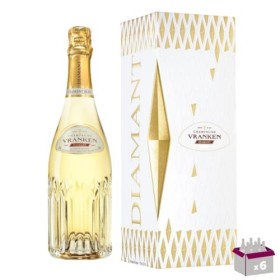 6 Champagne Vranken - Diamant Blanc de Blancs - 6x75cL - Étui
