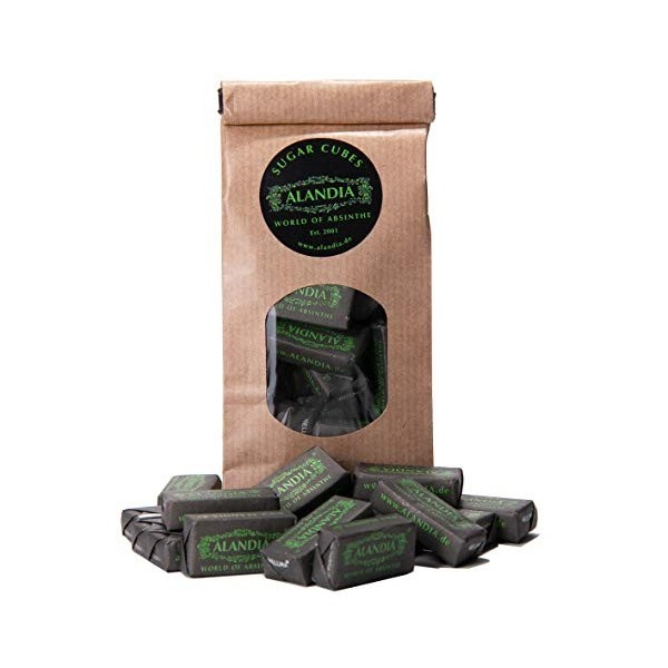 ALANDIA Absinthe-Sucre | 2X Sucre dans Un Sachet refermable | 1X Instructions de dégustation