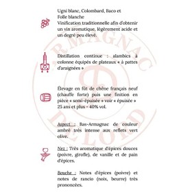 Bas Armagnac 25 ans d âge Delord - 70cl