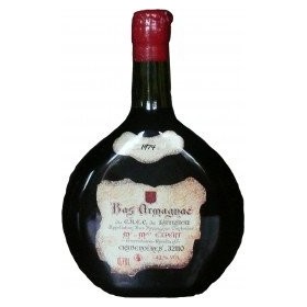 Domaine De Latraou - Armagnac Millésimé De 1974 - Bas Armagnac Type De Bouteille Basquaise Capacité 35Cl