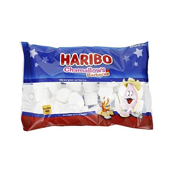 Bonbon Haribo | Haribo Chamallows Barbecue | Haribo Dragees | Haribo Bonbons | 300 Gramme Total