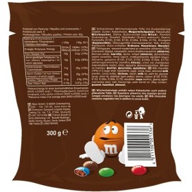 M&MS CHOCO - Bonbons chocolat au lait - Sachet de 300g Lot de 2 