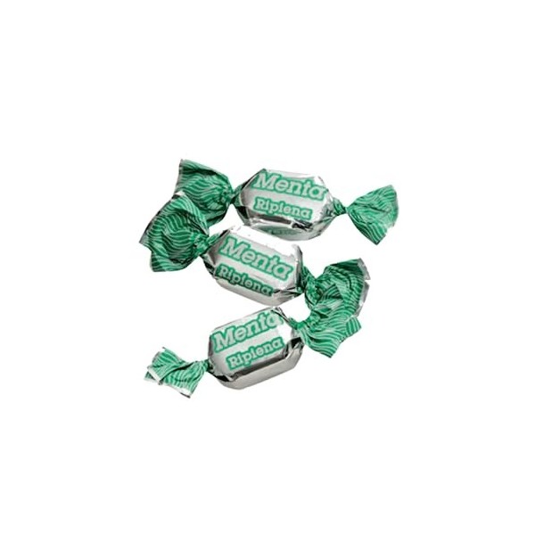Bonbons durs farcis Nana Candy menthe farcie enveloppe de 1 kg sans gluten
