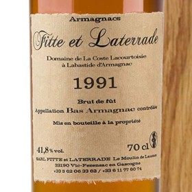 FITTE ET LATERRADE ARMAGNAC MILLÉSIME 1991 70 cl