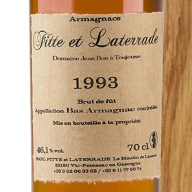 FITTE ET LATERRADE ARMAGNAC MILLÉSIME 1993 70 cl