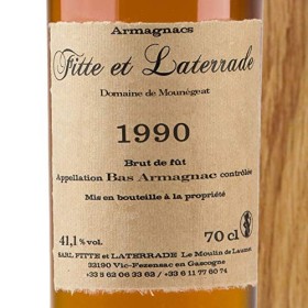 FITTE ET LATERRADE ARMAGNAC MILLÉSIME 1990 70 cl