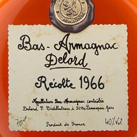 DELORD ARMAGNAC MILLÉSIME 1966 70 cl