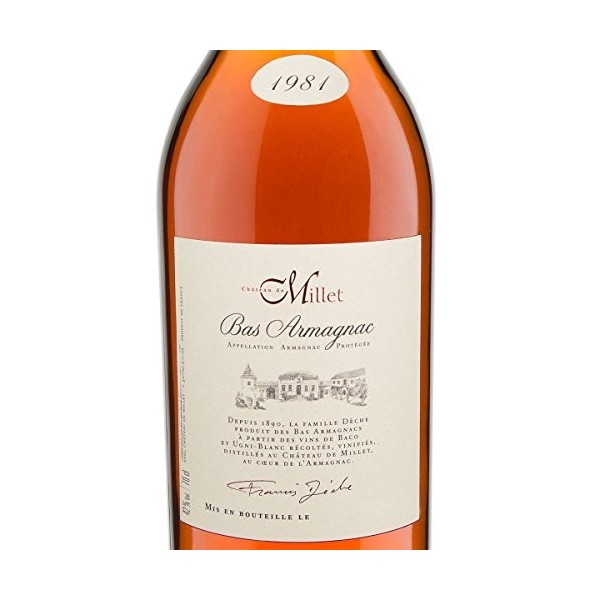 MILLET ARMAGNAC MILLESIME 1981 MAGNUM 150 Cl