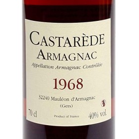 CASTARÈDE ARMAGNAC MILLÉSIMÉ 1968 70 cl