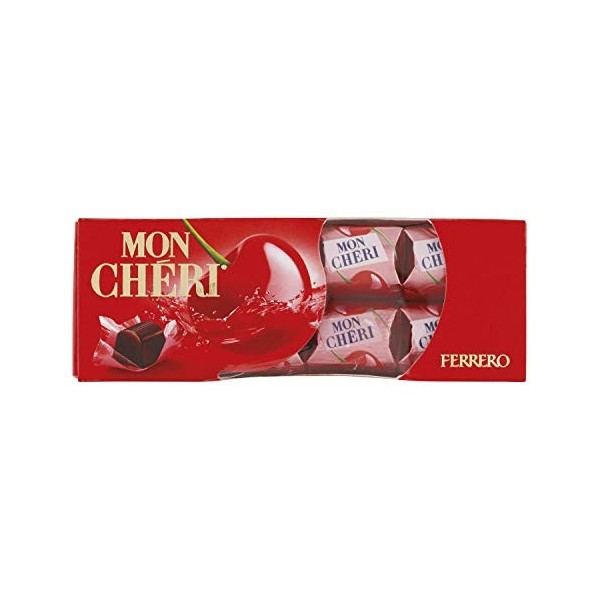 Ferrero Bonbons de chocolat fin fourrés à la cerise et liqueur - La boîte de 168g