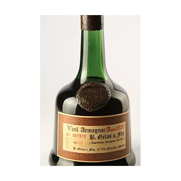 GELAS ET FILS Vieil Armagnac Duc de Maravat 1935 - Armagnac