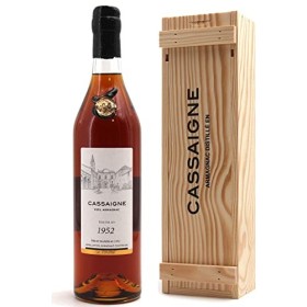 Armagnac Cassaigne Millésime 1952 en Coffret Bois - 70cl