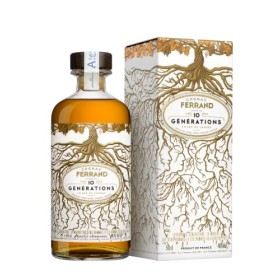 COGNAC FERRAND - 10 Générations - Cognac - 46% Alcool - Origine : France/Poitou-Charentes - Bouteille 50 cl