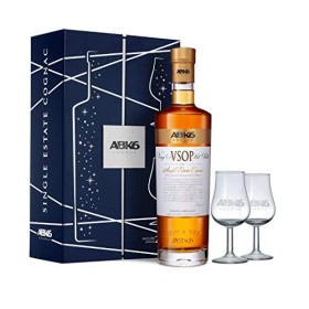 ABK6, Cognac VSOP 70cl, 40% alc, Coffret cadeau 2 verres, Elu WORLD BEST COGNAC VSOP 2020
