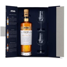 ABK6, Cognac VSOP 70cl, 40% alc, Coffret cadeau 2 verres, Elu WORLD BEST COGNAC VSOP 2020