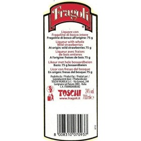 Toschi liqueur de fraise sauvage 70 cl