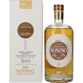 nonino Chardonnay monovit igno Grappa avec emballage cadeau 1&nbsp;x 0,7&nbsp;L 