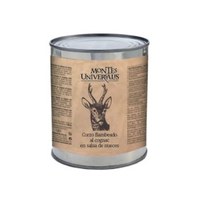 Chevreuil flambé au Cognac et sauce aux noix Montes Universales 800g