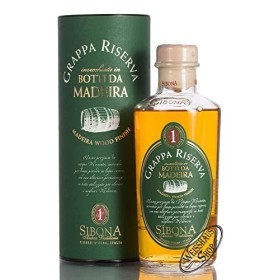 SIBONA No.1 - Grappa Riserva - Botti da Madeira in einer hübschen Geschenkdose 