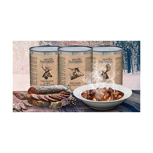 Montes Universales Sanglier flambé au Cognac et sauce aux noix 865 g