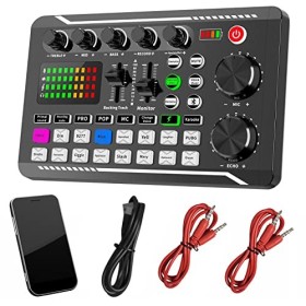 Kit de carte son pour podcasting - Version anglaise - Streaming Equipment Bundle - Pour streaming//podcasting/enregistrement/