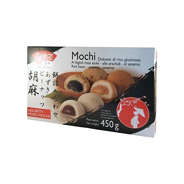 Mochi Doux Japonais Mixte Mixte Mixte - Biyori 450g