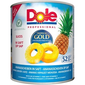 Tropical Gold Pineapple Slices in Juice 52 Count - Pack Size - 1x3kg