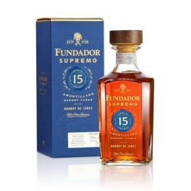 Fundador Supremo 15 Years Old Sherry Casks Brandy de Jerez 40% Vol. 0,7l in Giftbox