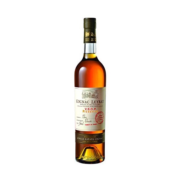 Leyrat, Cognac VSOP Réserve 70cl, 40% alc, Single Estate Cognac Cru Fins Bois, en coffret individuel