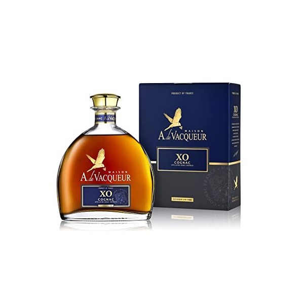 Cognac XO Maison A. de Vacqueur 70 cl, 40% et son étui