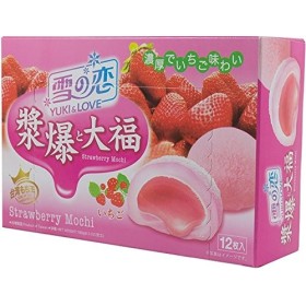 Yuki & Love Strawberry Mochi 180g / 6.3 Oz