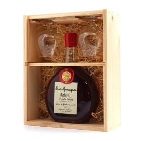 Coffret 2 Verres Armagnac Delord 2003 70cl