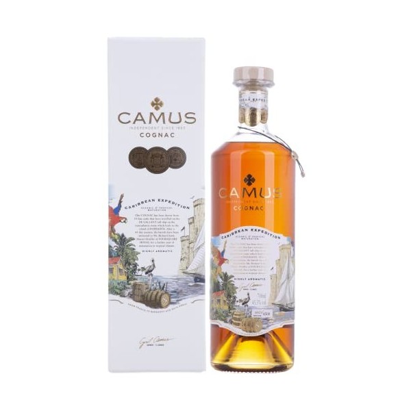 Camus CARIBBEAN EXPEDITION Cognac 45,3% Vol. 0,7l in Giftbox