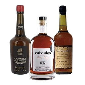 Assortiment de 3 Calvados découverte - 3 AOC de 70cl - Made in Calvados