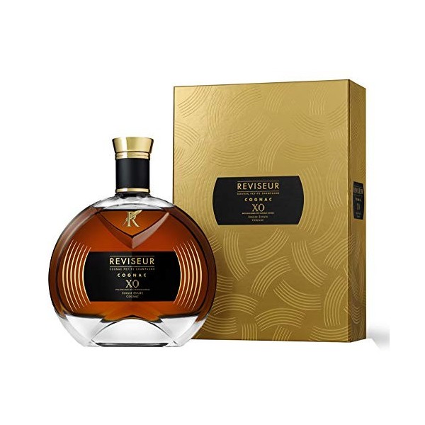 Réviseur, Coffret Cognac XO Carafe 70cl, 40% alc, Single Estate Cognac Cru Petite Champagne