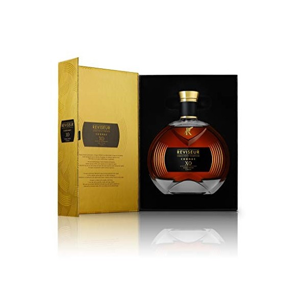Réviseur, Coffret Cognac XO Carafe 70cl, 40% alc, Single Estate Cognac Cru Petite Champagne
