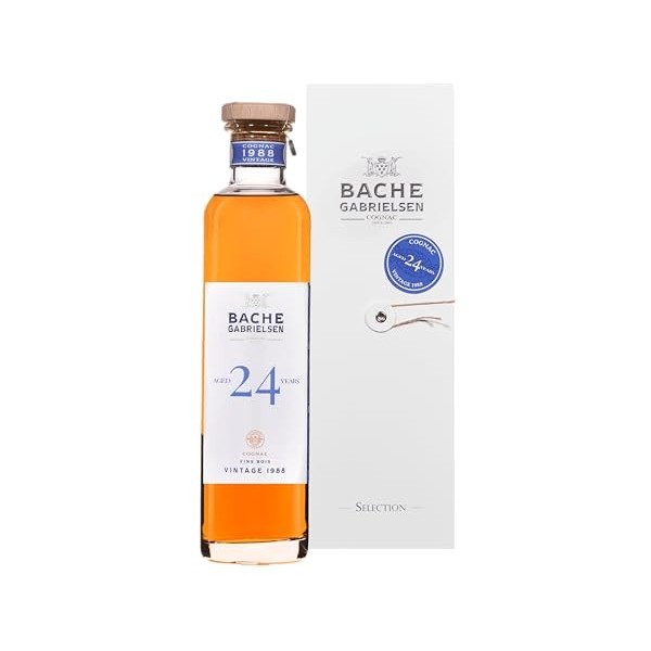 BACHE GABRIELSEN - 1988 - Cognac - Origine : Cognac/France - 40,8% Alcool - Bouteille 70 cl
