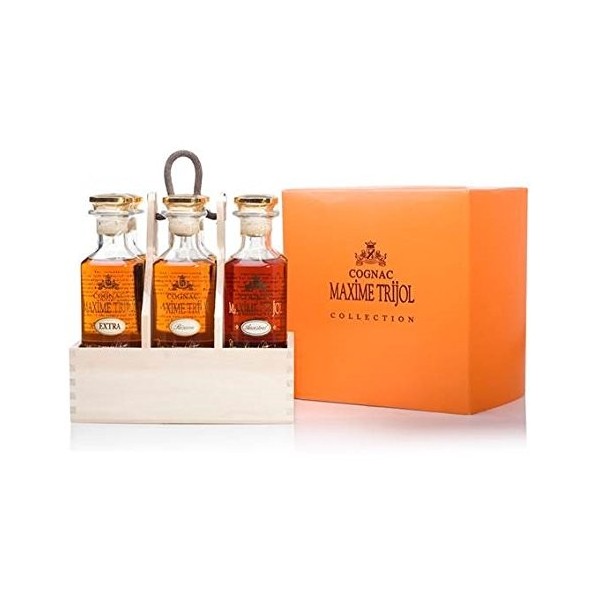 COGNAC MAXIME TRIJOL GRANDE CHAMPAGNE - GIFT PACK 6 x 20cl