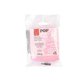 Pate a sucre rose bonbon 250gr modecor