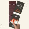 Tablette de chocolat faible en sucre au choix Chocolat lait ou Chocolat noir | Moulage chocolat de noël | chocolat noël diabé