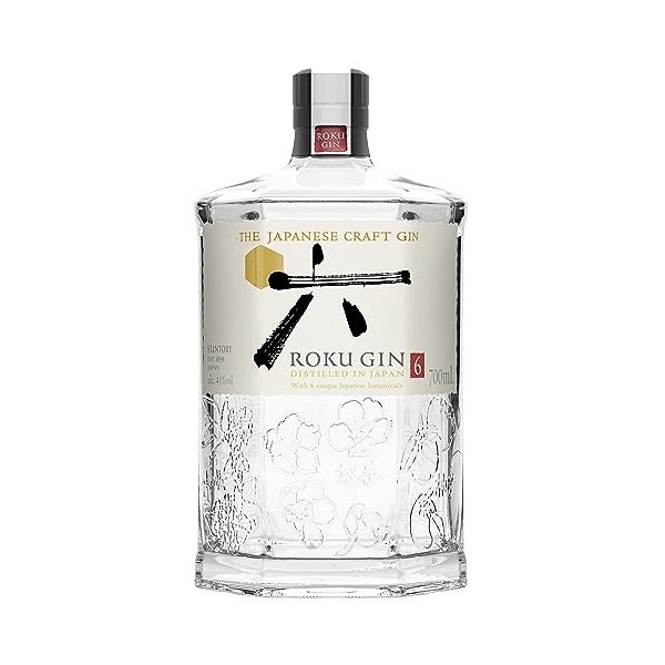 Roku Gin Craft Gin Japonais, 43% - bouteille 70cl