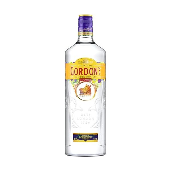 Gordons London Dry Gin 37,5% 1L