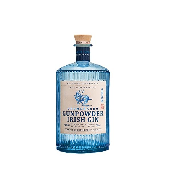 DRUMSHANBO GUNPOWDER - Gin - 43 pour cent Alcool - Origine : Irlande/Down County - 700 ml