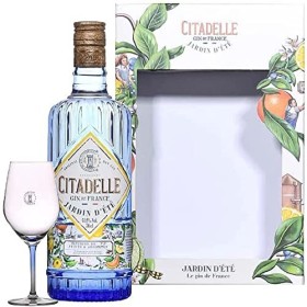 CITADELLE Coffret Jardin dÉté 1 Verre - Gin - 41,5% Alcool - Origine : France - Bouteille 70 cl + 1 verre