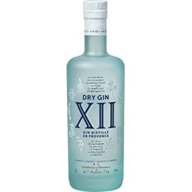 DRY GIN XII - Distilleries Et Domaines De Provence - Distillé Artisanalement - 12 Plantes Et Épices - Produit De France - Bou