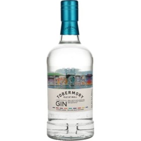 TOBERMORY Hebridean Gin - Gin Artisanal - Utilisation partielle du distillat de whisky Tobermory - Isle of Mull - 43.3% 70cl