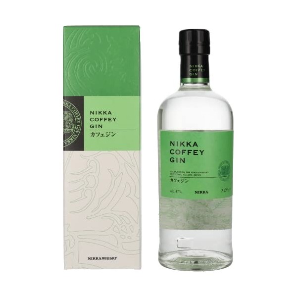 NIKKA - Coffey Gin, avec étui - Gin - Notes dagrumes - Origine : Japon - 47% Alcool - 70 cl